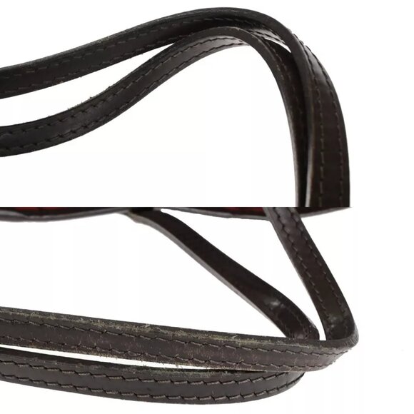 LOUIS VUITTON Neverfull PM Shoulder Tote Bag Damier Leather Brown N51109 93YG762 - Picture 13 of 16